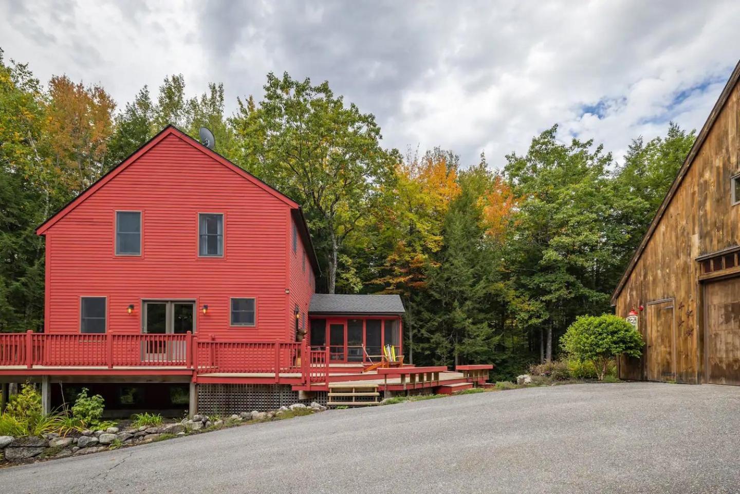 Big Red Cottage Near Sunapee And New London Exterior photo