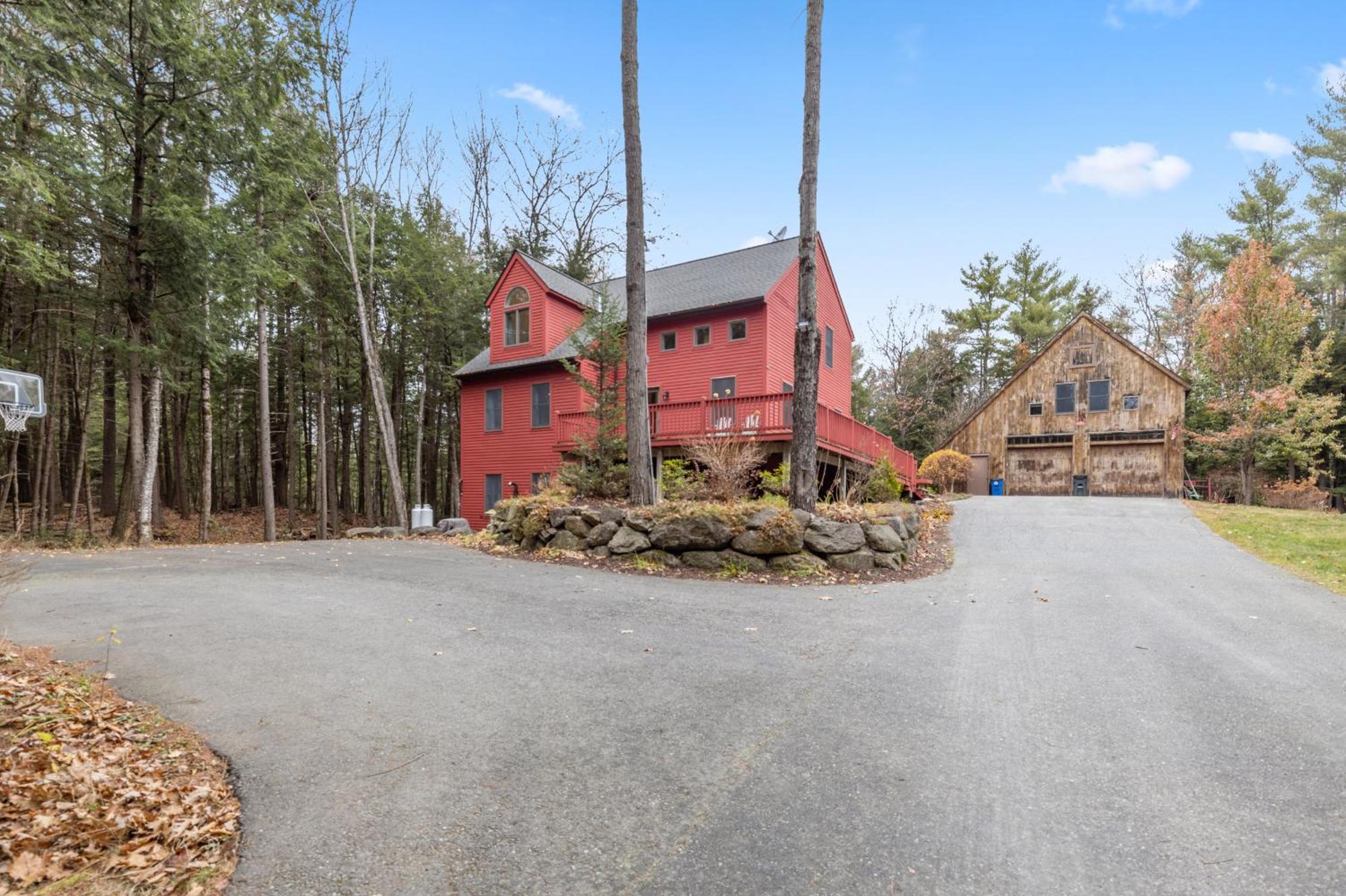 Big Red Cottage Near Sunapee And New London Exterior photo