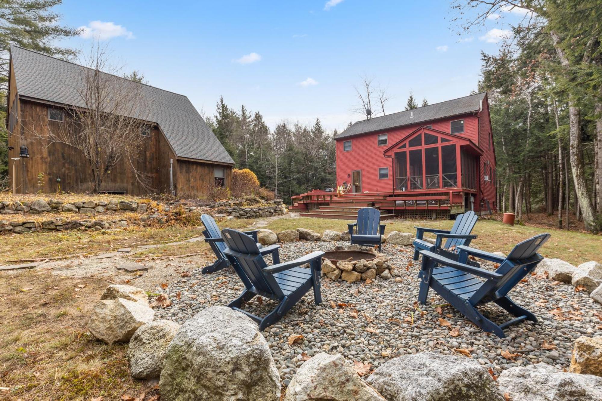 Big Red Cottage Near Sunapee And New London Exterior photo