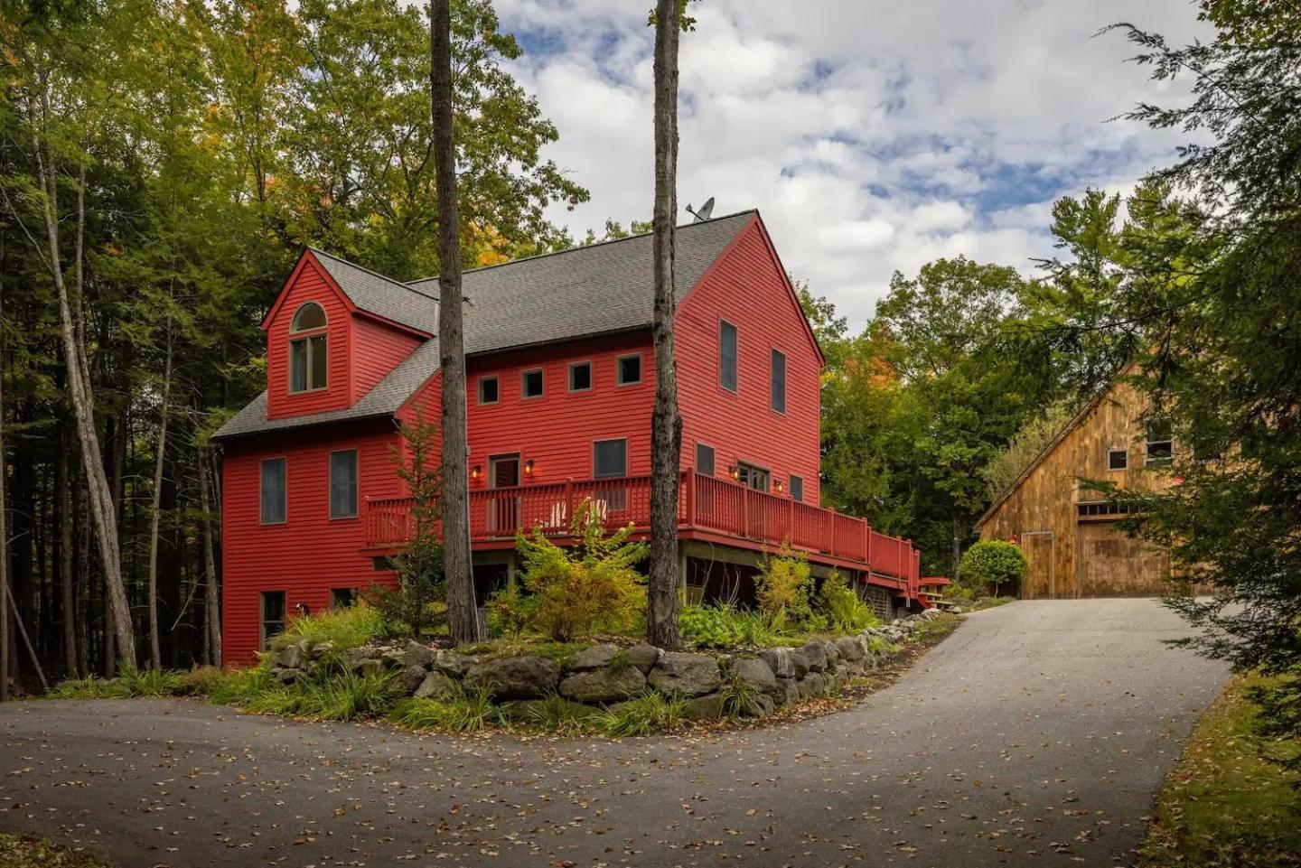 Big Red Cottage Near Sunapee And New London Exterior photo