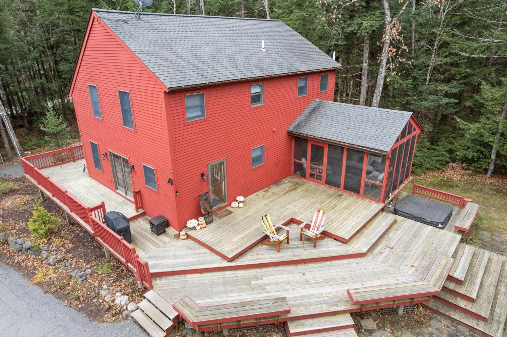 Big Red Cottage Near Sunapee And New London Exterior photo